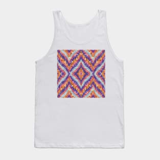 Bargello patchwork. Tank Top